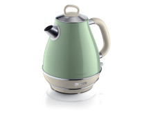 Ariete Vintage Kettle 2869/04 Standard 2000 W 1.7 L 360 rotational base Light green