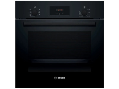 Bosch Oven | HBF133BA1 | 66 L | Electric | EcoClean | Knobs | Height 59.5 cm | Width 59.4 cm | Black