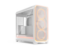 Fractal Design Meshify 3 XL | Ambience Pro RGB White TG Clear Tint | ATX | Power supply included No