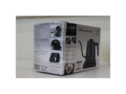 SALE OUT. Caso Coffee Classic Kettle, 1100 W, 1 L, Black | Caso Coffee Classic Kettle | 1877 | Electric | 1310 W | 0.6 L | 360 r
