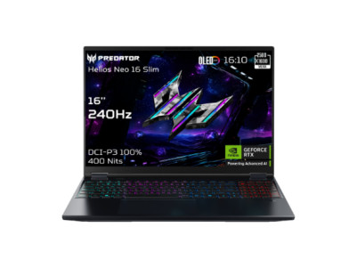 Acer Predator Helios Neo 16S AI OLED PHN16S-71-96S5 16" FHD i9-275HX/32GB/1000GB/NVIDIA GF RTX 5070 Ti/Win11/ENG kbd/Black/2Y Wa