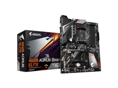 Gigabyte | A520 AORUS ELITE 1.0 | Processor family AMD | Processor socket AM4 | DDR4 DIMM | Memory slots 4 | Number of SATA conn