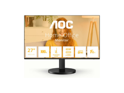 AOC Q27B3CF2 | 27 " | IPS | QHD | 16:9 | 100 Hz | 1 ms | 2560 x 1440 pixels | 350 cd/m | HDMI ports quantity 1 | Black | Warrant