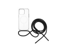 Fixed | MagPure Neck | Back Cover with Lanyard | Apple | iPhone 16 Pro Max | TPU | Clear, Black