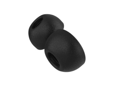 Fixed Plugs Pro, 2 sets, size M | Plugs | Apple | Airpods Pro/Pro 2 | Foam | Black