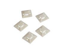 Cable Tie Mounts 28x28 mm | KAB0044 | Adhesive base for cable ties. For the structured laying of cables or hoses.