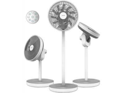 Cecotec EnergySilence 2600 Sunflower Portable | Stand Fan | Diameter 33 cm | Number of speeds 12 | Oscillation | 22 W | Remote c
