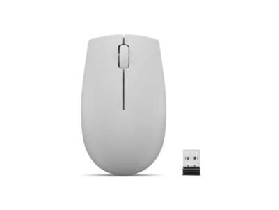 Lenovo | Compact Mouse with battery | 300 | Wireless | Arctic Grey