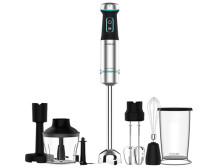 Cecotec Hand Blender | Power TitanBlack 1200 XL PerfectCream&Crush | Hand Blender | 1200 W | Number of speeds Adjustable | Turbo