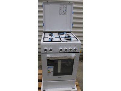 SALE OUT. | Simfer | Cooker | 4403SERBB | Hob type Gas | Oven type Electric | White | Width 50 cm | Electronic ignition | UNPACK