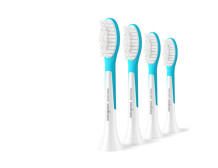 Philips Replacement brush heads | HX6044/90 Sonicare For Kids7+ | Heads | For kids | Number of brush heads included 4 | White/Bl