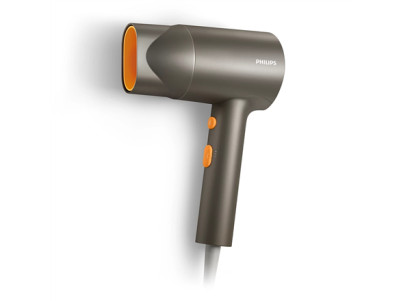 Philips Hair Dryer | BHD321/00 3000 Series | 1600 W | Number of temperature settings 2 | Ionic function | Grey/Orange