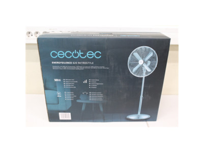 SALE OUT. Cecotec EnergySilence 620 Retrostyle stand fan | Cecotec EnergySilence 620 Retrostyle | Stand Fan | DAMAGED PACKAGING,