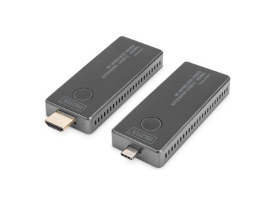 Digitus | 4K Wireless Video Extender, 30 m (USB-C - HDMI) | DS-55324 | Black/Silver