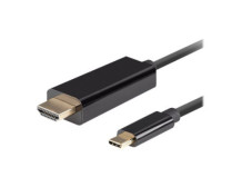 Lanberg USB-C to HDMI Cable, 1.8 m 4K/60Hz, Black | Lanberg | USB-C to HDMI Cable | CA-CMHD-10CU-0018-BK | Black | 1.8 m