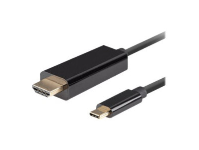 Lanberg USB-C to HDMI Cable, 1.8 m 4K/60Hz, Black | Lanberg | USB-C to HDMI Cable | CA-CMHD-10CU-0018-BK | Black | 1.8 m