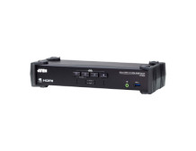 Aten 4-Port USB 3.0 4K HDMI KVMP Switch with Audio Mixer Mode | CS1824