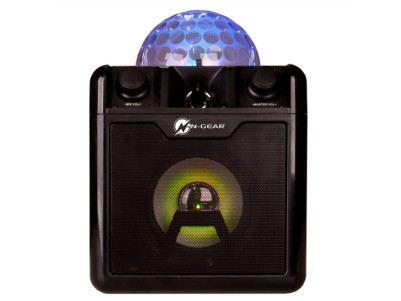 N-Gear | Portable Bluetooth and Disco Karaoke Speaker | The Disco Block 410 | 50 W | Bluetooth | Black | Wireless connection