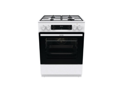 Gorenje Cooker | GKS6C70WJ | Hob type Gas | Oven type Electric | White | Width 60 cm | Depth 60 cm | 71 L