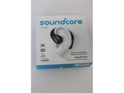 SALE OUT. Anker Soundcore AeroFit Pro Open-Ear Headphones, Wireless, Black | Anker Soundcore | Open-Ear Sport Headphones | AeroF