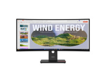 Lenovo ThinkVision | T34WD-40 | 34 " | VA | 21:9 | 120 Hz | 4 ms | 3440 x 1440 pixels | 300 cd/m | HDMI ports quantity 1 | Eclip