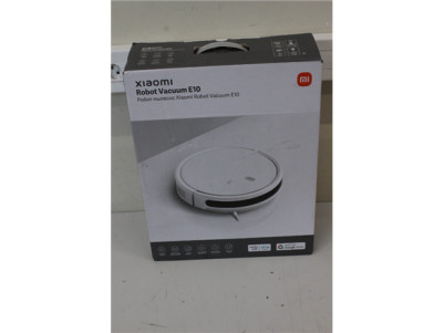 SALE OUT. | Xiaomi | Robot Vacuum | E10 EU | Wet&Dry | 2600 mAh | Dust capacity 0.4 L | White | USED