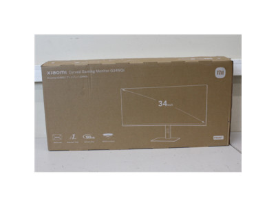 SALE OUT. Xiaomi Curved Gaming Monitor G34WQi | G34WQi | 34 " | WQHD | 21:9 | 180 Hz | 1 ms | 3440 x 1440 pixels | 350 cd/m | HD