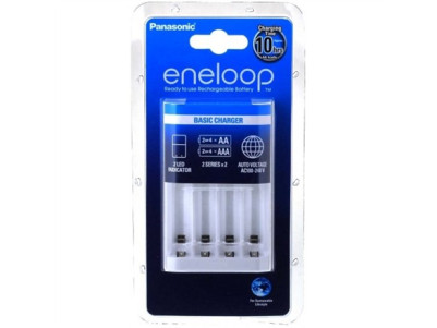 Panasonic eneloop Basic battery charger 2 or 4 AA/AAA