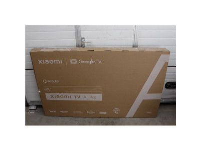 Xiaomi | QLED TV A Pro 2025 | 65'' | Smart TV | Google TV | 4K UHD | Black | USED, STICKER ON SCREEN, ACTIVATED OS, MISSING: REM