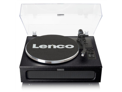 Lenco | Record Player with 4 built-in speakers | LS-430BK | Bluetooth | Speakers