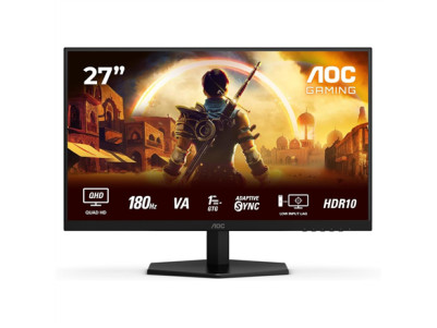 AOC Q27G42XNE | 27 " | VA | QHD | 16:9 | 180 Hz | 1 ms | 2560 x 1440 pixels | 300 cd/m | HDMI ports quantity 2 | Black