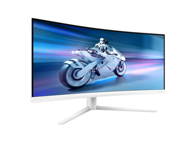 Philips 34M2C5501A/00 | 34 " | VA | WQHD | 21:9 | 180 Hz | 1 ms | 3440 x 1440 pixels | 300 cd/m | HDMI ports quantity 2 | White