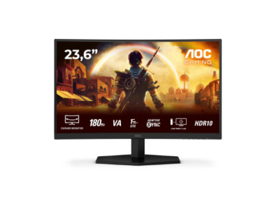 AOC Gaming monitor | C24G42E | 24 " | VA | FHD | 16:9 | 180 Hz | 0.5 ms | 1920 x 1080 pixels | 250 cd/m | HDMI ports quantity 2 
