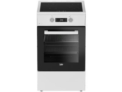 BEKO Cooker | FSM59305WDT | Hob type Induction | Oven type Electric | White | Width 50 cm | Grilling | Depth 60 cm | 60 L