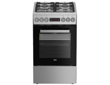 BEKO Cooker | FSM52321DXDT | Hob type Gas | Oven type Electric | Stainless Steel | Width 50 cm | Grilling | Depth 60 cm | 60 L