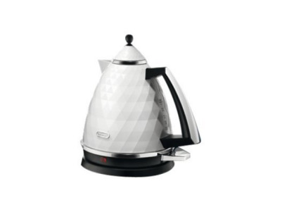 Delonghi | Kettle | KBJ2001W | Standard | 2000 W | 1.7 L | Plastic | 360 rotational base | White