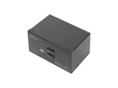 Digitus KVM Switch, 2 Port, Dual Display, 4K, HDMI | DS-12860