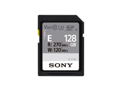Sony | UHS-II SDXC Memory Card | SF-E | 128 GB | SDXC | Flash memory class 10, U3, V60