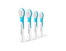 Philips Toothbrush Heads | HX6034/90 Sonicare For Kids3+ | Heads | For children | Number of brush heads included 4 | White/Blue