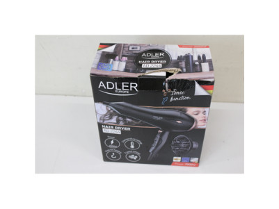 SALE OUT. Adler AD 2244 Hair Dryer, 2000W, 2 speed settings, 3 temperature settings, AC motor, black | Adler Hair Dryer | AD 224