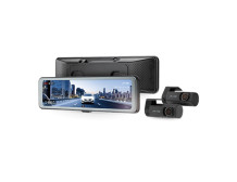 Mio MiVue R860WD, Dash Cam | GPS | Wi-Fi | Front and rear cams synchronized for recording with an unobstructed view 11.26" IPS a