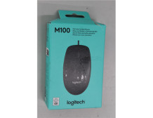 SALE OUT. Logitech M100 Optical USB, Black | Logitech Mouse | M100 | Optical | Optical mouse | Wired | Black | DAMAGED PACKAGING