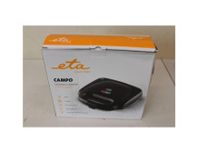 SALE OUT. ETA ETA415190010 Campo Sandwich maker, 750 W, Black | ETA Sandwich maker | ETA415190010 | 750 W | Number of plates 1 |