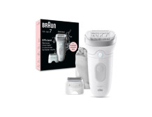 Braun Epilator | SE7-041 Silk pil 7 | Number of power levels 2 | Wet & Dry | White/Silver
