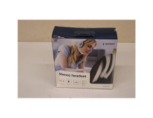 SALE OUT. Gembird MHS-001-GW Stereo headset, glossy white | Gembird | MHS-001-GW | Stereo headset | Built-in microphone | 3.5 mm