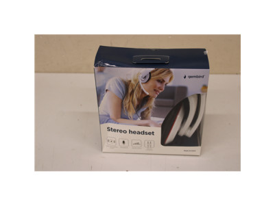 SALE OUT. Gembird MHS-001-GW Stereo headset, glossy white | Gembird | MHS-001-GW | Stereo headset | Built-in microphone | 3.5 mm