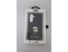 SALE OUT. Karl Lagerfeld KLHCS24SSMHKNPK S24 S921black Silicone Ikonik Metal Pin DIRTY PACKAGING | Karl Lagerfeld DIRTY PACKAGIN