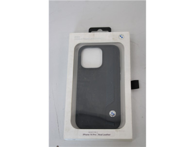 SALE OUT. BMW BMHCP14L22RBDK case iPhone 14 Pro 6.1" black/black hardcase Leather Blue Dots DIRTY PACKAGING | BMW DIRTY PACKAGIN