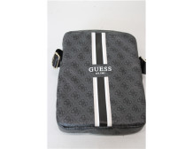 SALE OUT. Guess Bag GUTB10P4RPSK 10"black 4G Stripes Tablet Bag | GUESS GUTB10P4RPSK | Tablet Bag | DIRTY PACKAGING