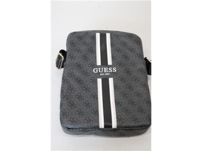 SALE OUT. Guess Bag GUTB10P4RPSK 10"black 4G Stripes Tablet Bag | GUESS GUTB10P4RPSK | Tablet Bag | DIRTY PACKAGING